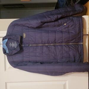 L.L. Bean Women’s Lightweight Windbreaker Blue Grey Size Medium